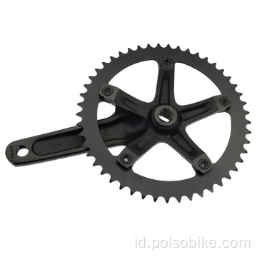 Crankset untuk sepeda roda gigi tetap 170mm terintegrasi engkol